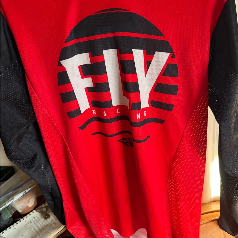 Fanatics fly racing Red and Black Racing Jersey